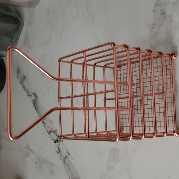 Rose Gold Utensil Holder - Picture 1 of 5